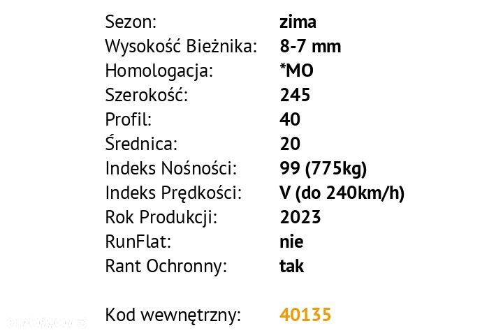 Continental WinterContact TS 860 S - 245/40 R20 - 3
