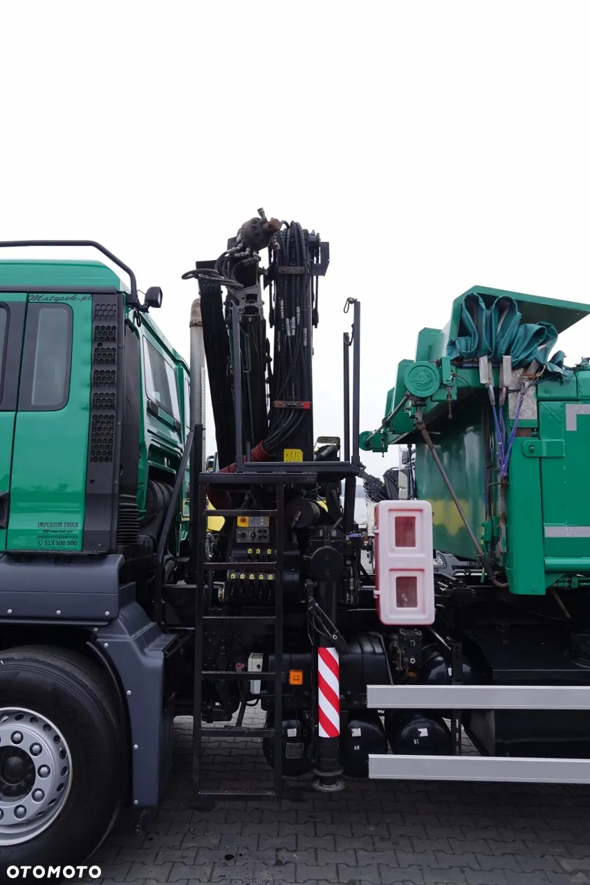 MAN TGS 26.400 / 6X4 / WYWROTKA + HDS PALFINGER PK 16502 / HYDROBURTA /BORDMATIC / SPROWADZONY - 22