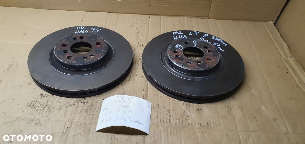 Tarcze hamulcowe przód przednie Mercedes ML W164 - 5