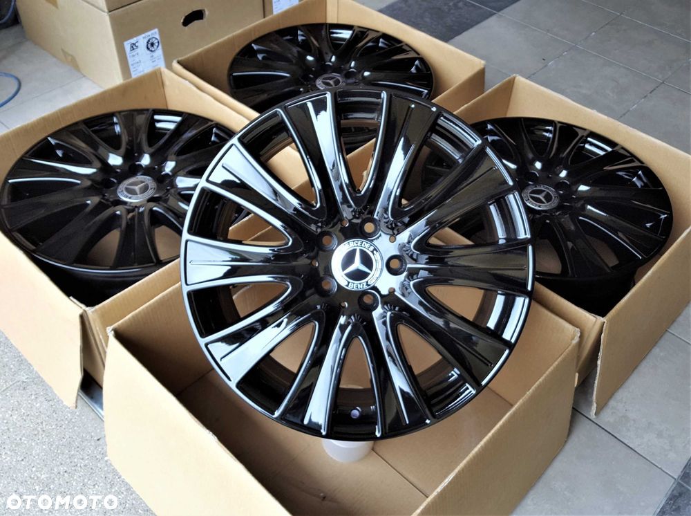 Alufelgi 18 5x112 Czarne Mercedes A B C E S V CLA CLK GLK ML Vito 877# - 2