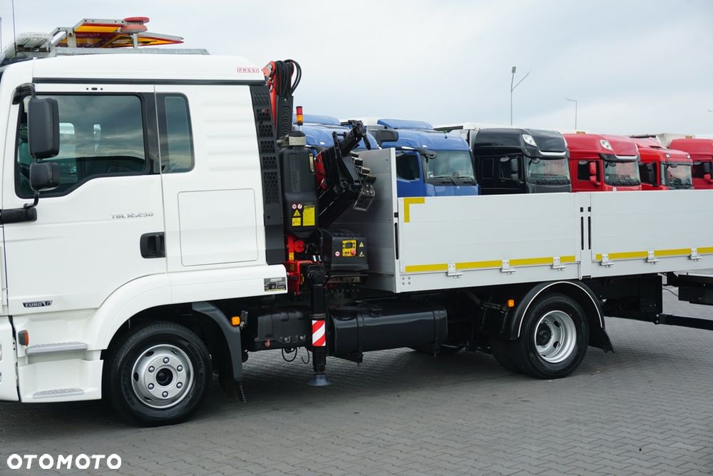 MAN / TGL / 12.250 / SKRZYNIOWY + HDS / FASSI F 65 / PILOT - 34