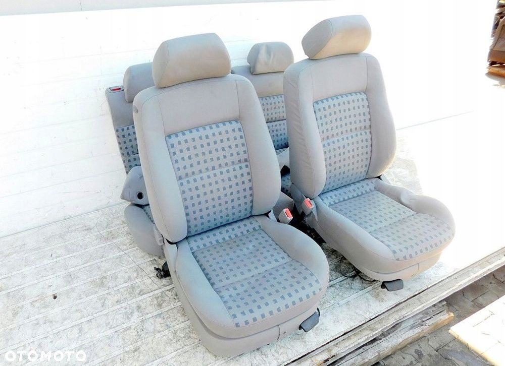 VW PASSAT B5 1.9TDI 00r FOTELE SIEDZENIA WNĘTRZE ŚRODEK KOMPLET JASNE KOMBI - 3