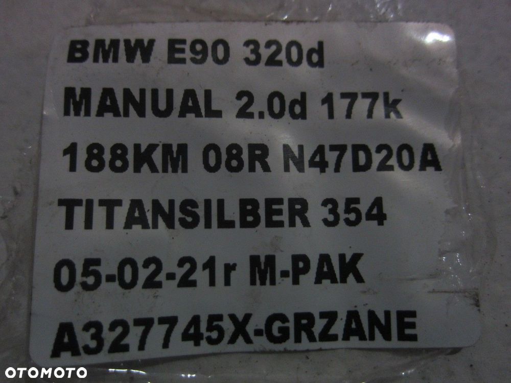 BMW E90 SEDAN LISTWY BOCZNE SHADOWLINE MPAKIET POŁYSK KOMPLET NA AUTO 4-DRZ - 16
