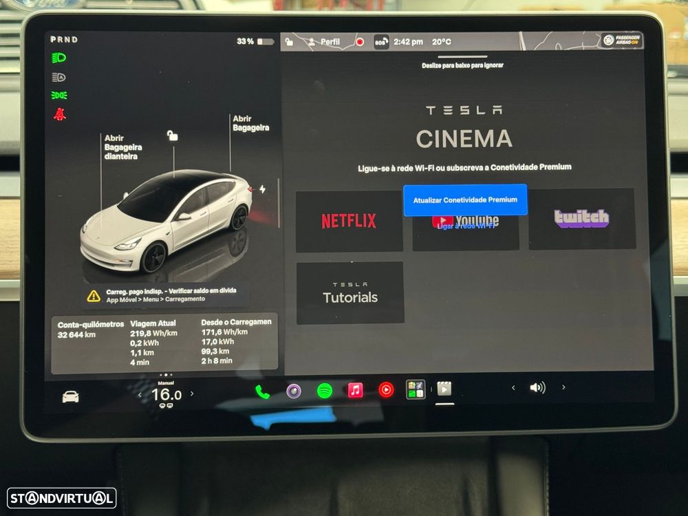 Tesla Model 3 Long Range Tração Traseira - 31