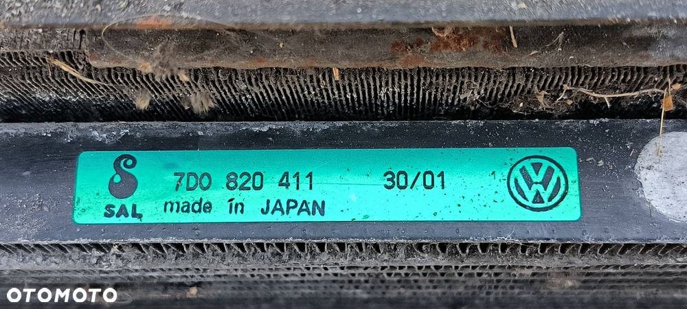 CHŁODNICA WODY VOLKSWAGEN TRANSPORTER T4 - 5