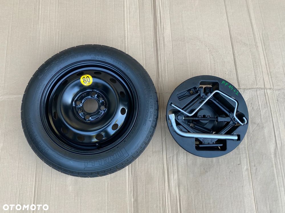 ORGINALNE Koło dojazdowe dojazdówka 14 Fiat 4x98 500  Panda +zestaw - 1