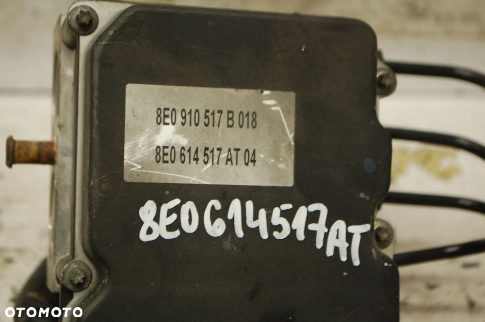 POMPA HAMULCOWA ABS + STEROWNIK 8E0614517AT 8E0910517B AUDI A4 B7 2.0 TDI A6 C6 - 4