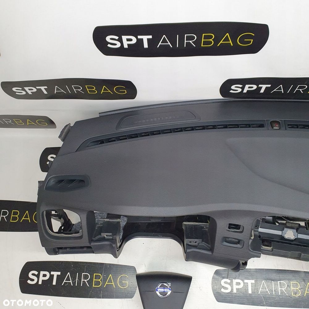 VOLVO V60 DESKA ROZDZIELCZA KONSOLA KOKPIT PULPIT PODUSZKI AIRBAG AIR BAG KIT SET - 2