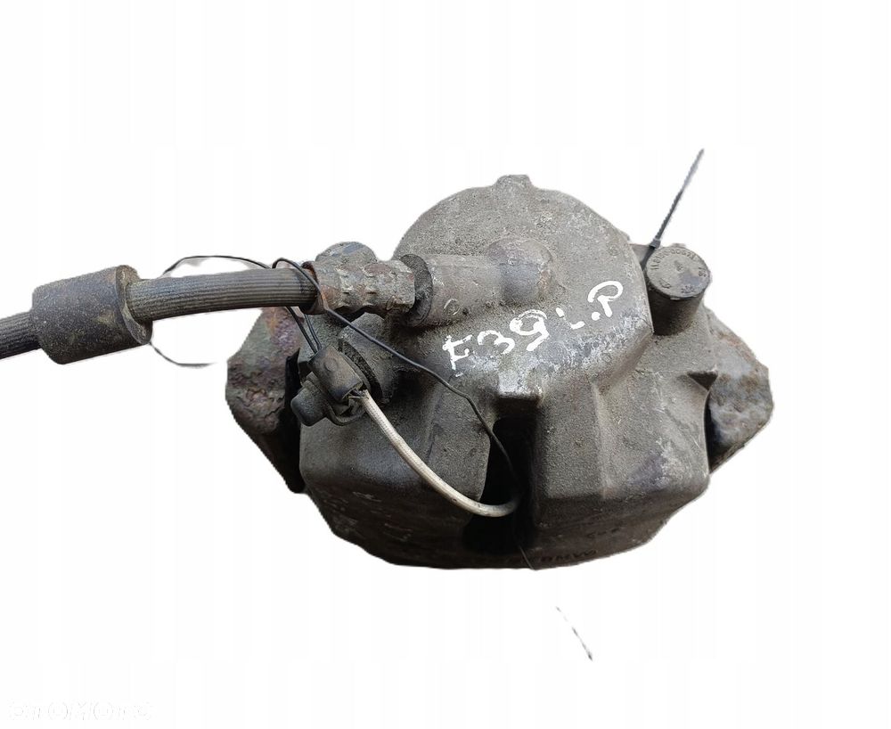 BMW seria 5 IV E39 00-03 r. 2,0 B ZACISK HAMULCOWY Z JARZMEM LEWY PRZÓD + - 2