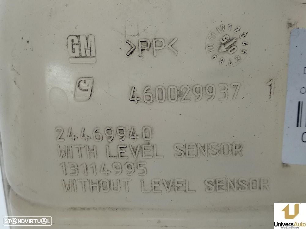 DEPOSITO EXPANSÃO OPEL ASTRA H 2006 -24469940 - 3