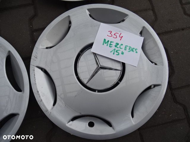 MERCEDES Oryginalne kołpaki 15 - 9