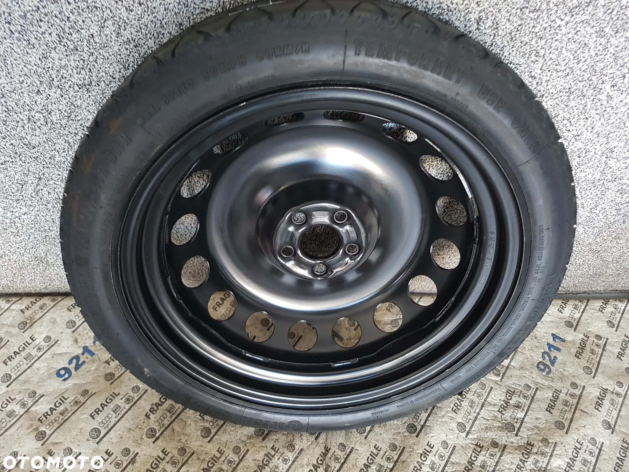 KOŁO DOJAZDOWE VW TAIGO T-CROS SKODA KAMIQ SEAT ARONA   5X100 3,5JX18  125/70R18 - 8