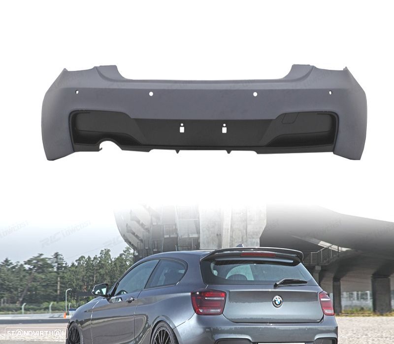 PARÁ-CHOQUES TRASEIRO BMW F20 F21 11-15 LOOK M PERFORMANCE PDC - 1