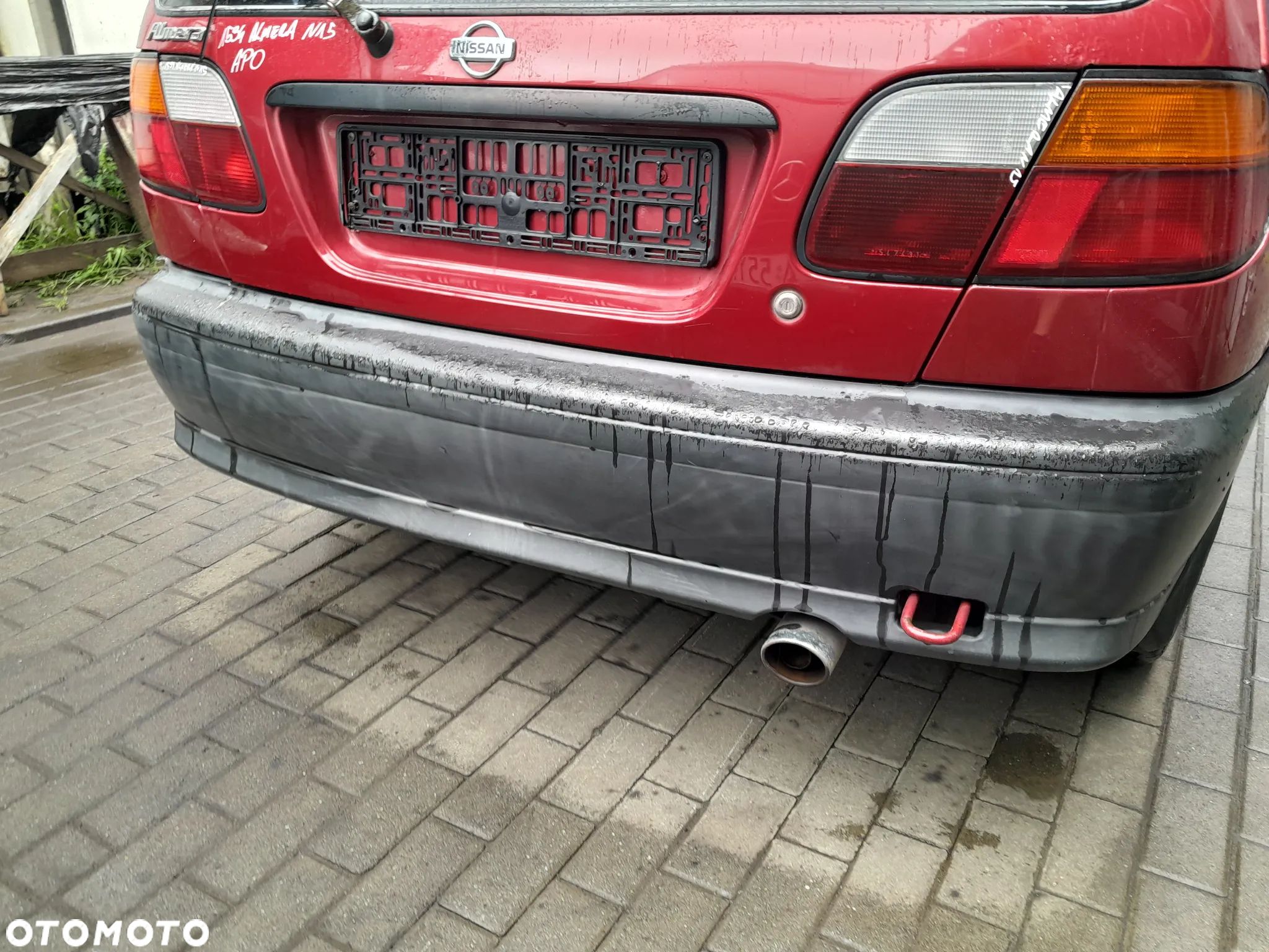 NISSAN ALMERA N15 ZDERZAK TYLNY TYŁ - 1