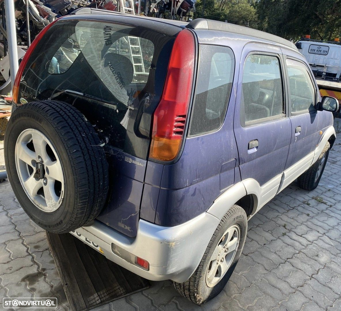 Daihatsu Terios 4x4 1.3i de 1998 disponível para peças. - MOTOR VENDIDO - 4