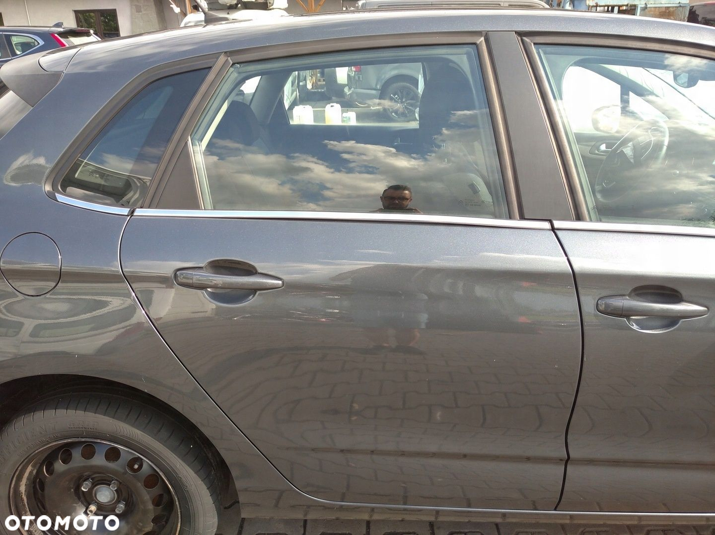 CITROEN C4 II 2 NC B7 DRZWI PRAWE TYŁ TYLNE KTP SZARE - 11