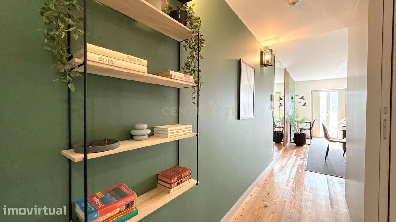 Apartamento T2 Duplex com varanda e lugar de garagem | Mobilado e equi - Grande imagem: 5/27