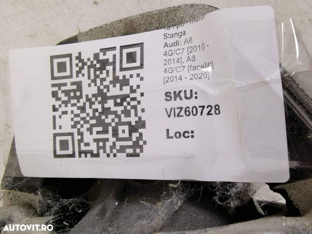 Tampon Motor Stanga Audi A6 4G/C7 2010 2011 2012 2013 2014, A6 4G/C7 [ - 8