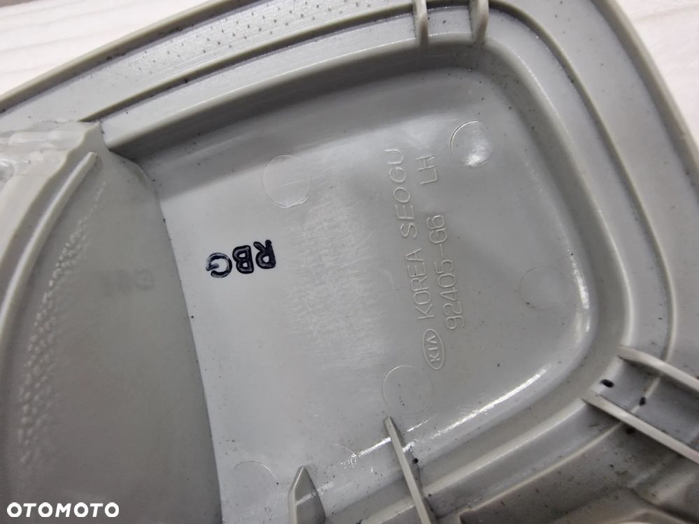 KIA PICANTO II 11-17 LEWA LAMPA PRZECIWMGIELNA ZDERZKA TYŁ , NR 92405-G6 , NR AUKCJI H76 - 5