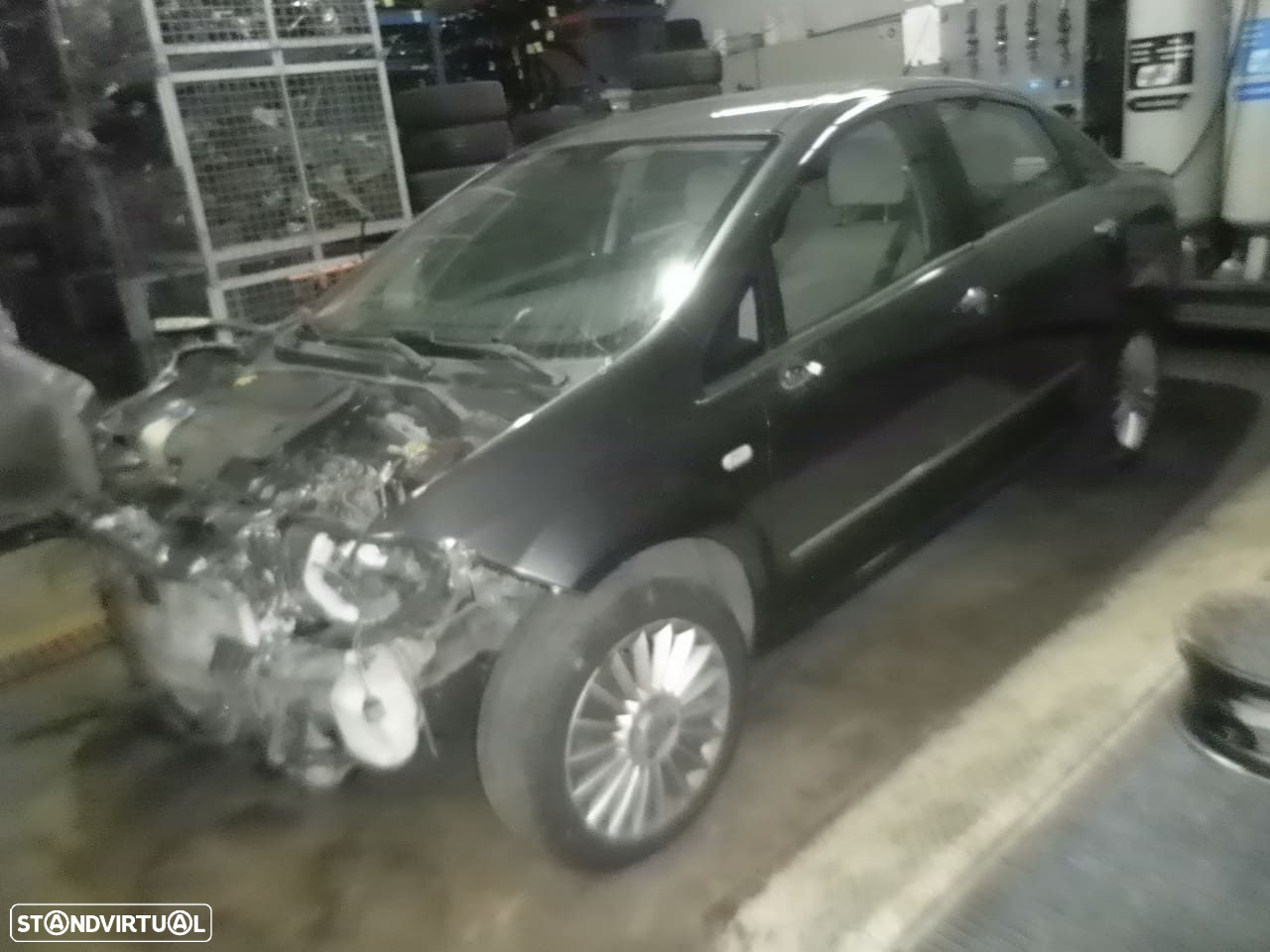 Carro MOT: 199A3000 FIAT LINEA 2007 1.3D 90CV 4P CINZA DIESEL - 3