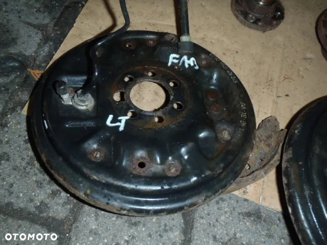 bęben bębny osłona tarcza kotwiczna cylinderek piasta łożysko czop tylne zawieszenie fabia polo ibiza passat b5 jak nowe oryginaał - 6