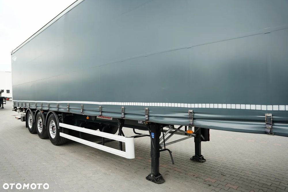 Fruehauf / FIRANKA / STANDARD / WINDA 2 000 kg / MOCNA PODŁOGA SZYNA DESKA / OSIE SAF - 9