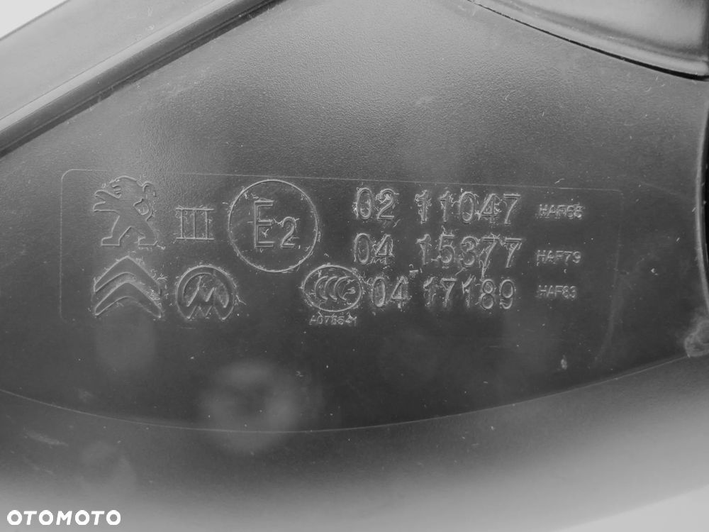 CITROEN C3 2016 - Lusterko 4+6 PIN asystent BLIS OE - 8