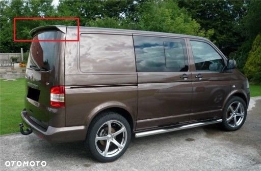 VW T5 TRANSPORTER SPOILER DASZEK - 1
