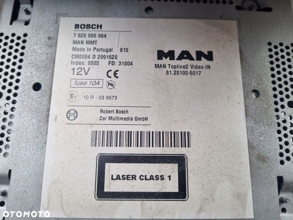 RADIO NAWIGACJA MAN TGX TGS EURO 6 81281006017 - 2