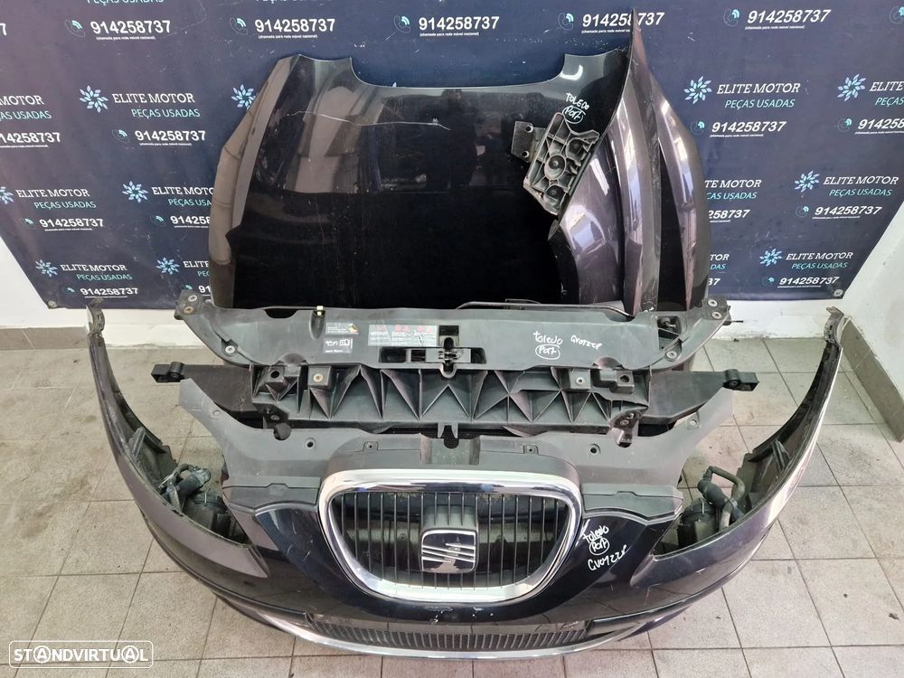 Frente completa usada SEAT ALTEA TOLEDO SPORT 2.0 TDI XENON capot parachoques guardalamas oticas radiadores - 7