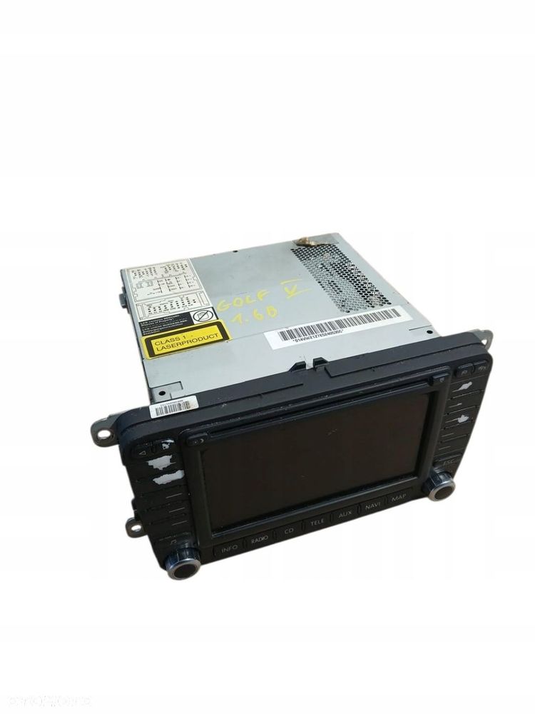 radio cd nawigacja vw golf v 1t0035194d 7612002039 - 2