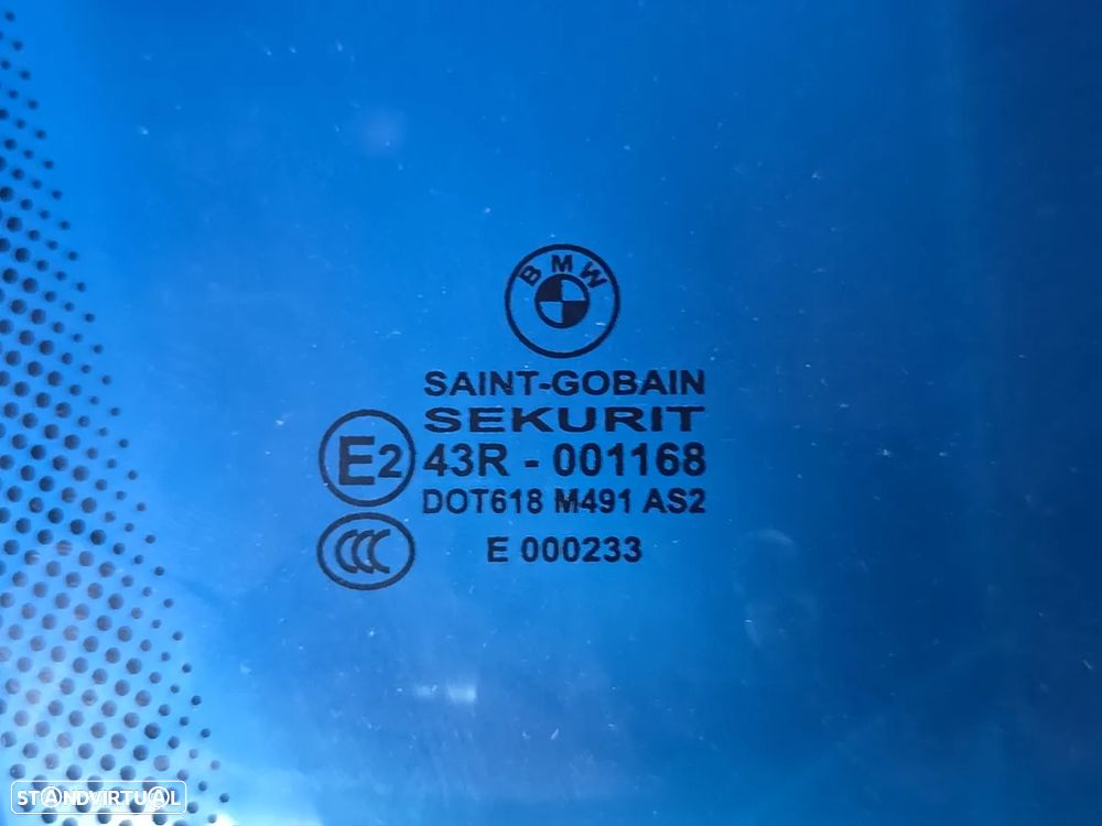 Vidro da porta frente direita vidro laterais para bmw série 6 e63 e64   2004- - 4