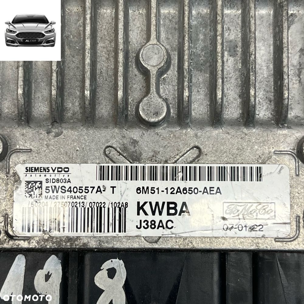 STEROWNIK SILNIKA 2.0 TDCI FORD FOCUS MK2 6M51-12A650-AEA - 2