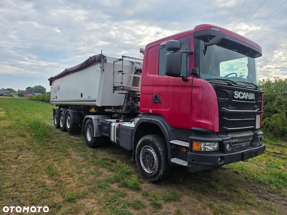 Scania G 410 4x4 + Schmitz 26m3 Alu z Niemiec - 6