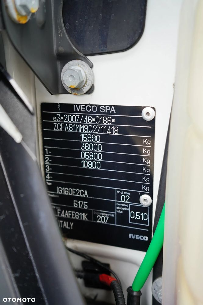 Iveco EUROCARGO / 160 - 280 / E 6 / ACC / BURTOFIRANKA + WINDA / ŁAD. 8 950 KG / 18 PALET - 11