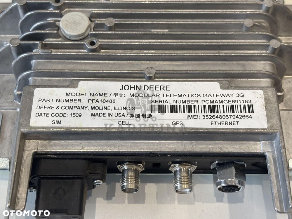 John Deere 7200 7230R 7260R Moduł Elektroniczny Sterownik PF81438 PFA10255 PFA10488 - 2
