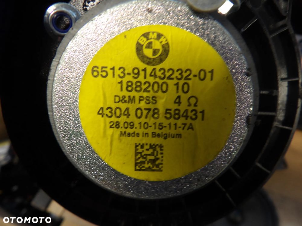 BMW - E90,E91 - KOMPLET GŁOŚNIKÓW - EUROPA - 9143232  9143231 - 2