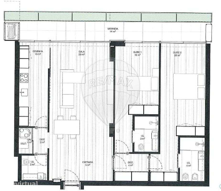 Apartamento T2 para venda - Grande imagem: 2/27