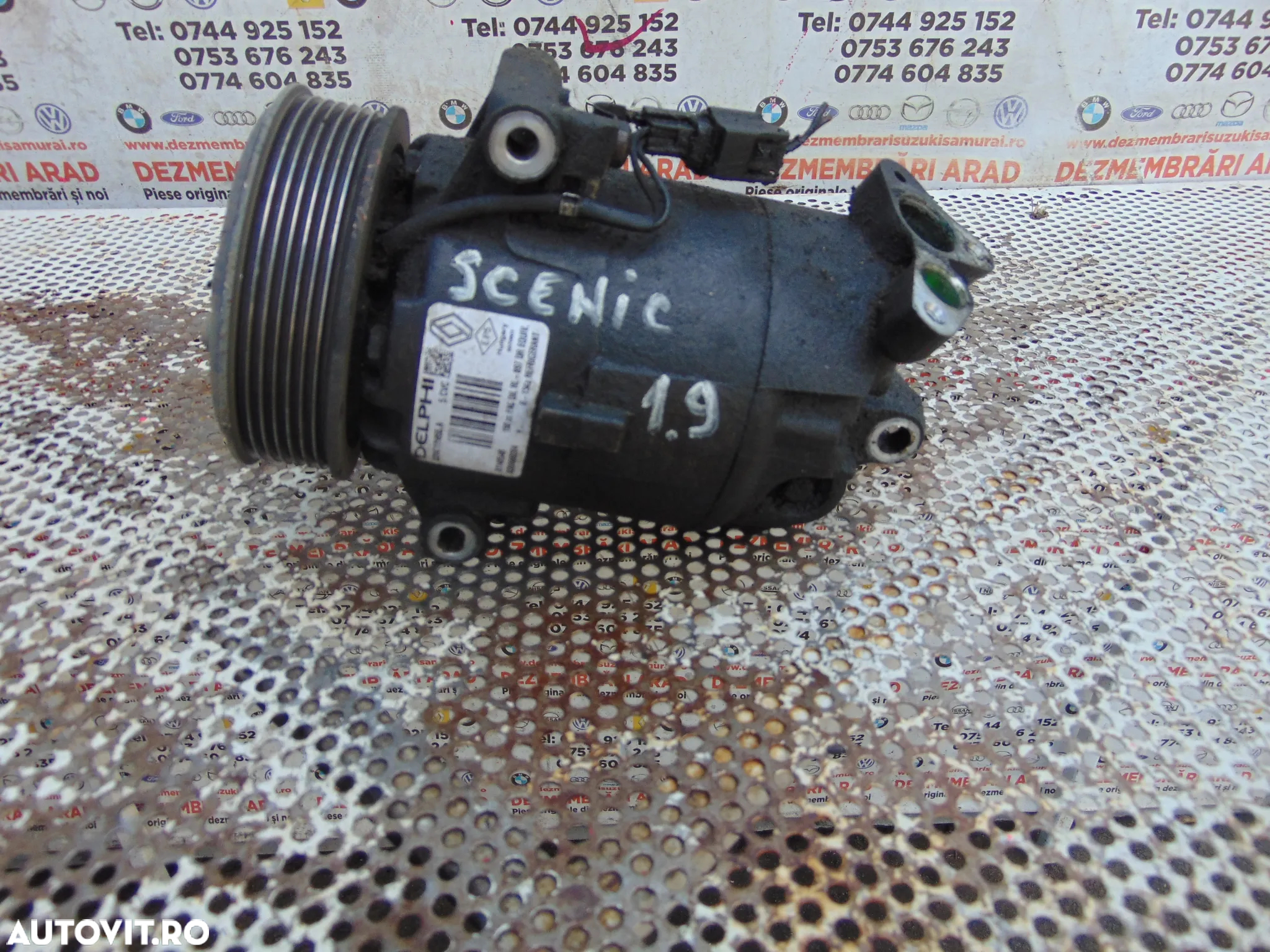 Compresor clima Renault Scenic 2.0 Laguna 3 megane cod 8200669284 - 3