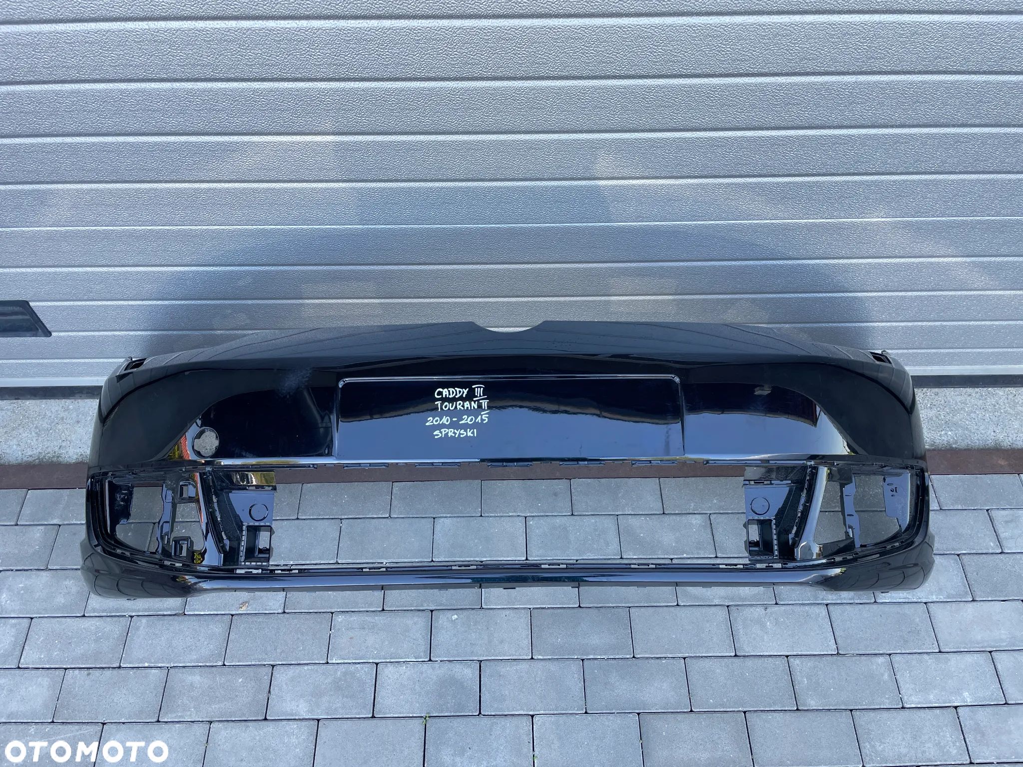 ZDERZAK PRZEDNI VW CADDY III, TOURAN II  2010-2015 - SPRYSKI - 1