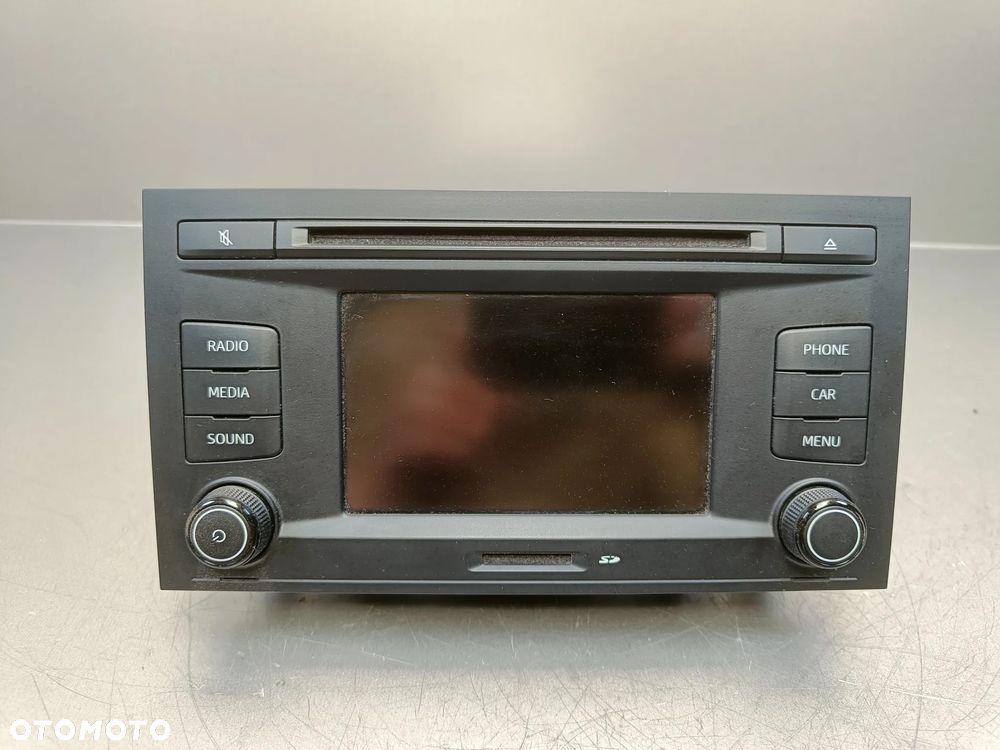 Radio Seat Leon 3 III Wyświetlacz Radioodtwarzacz 5F0035869B - 1