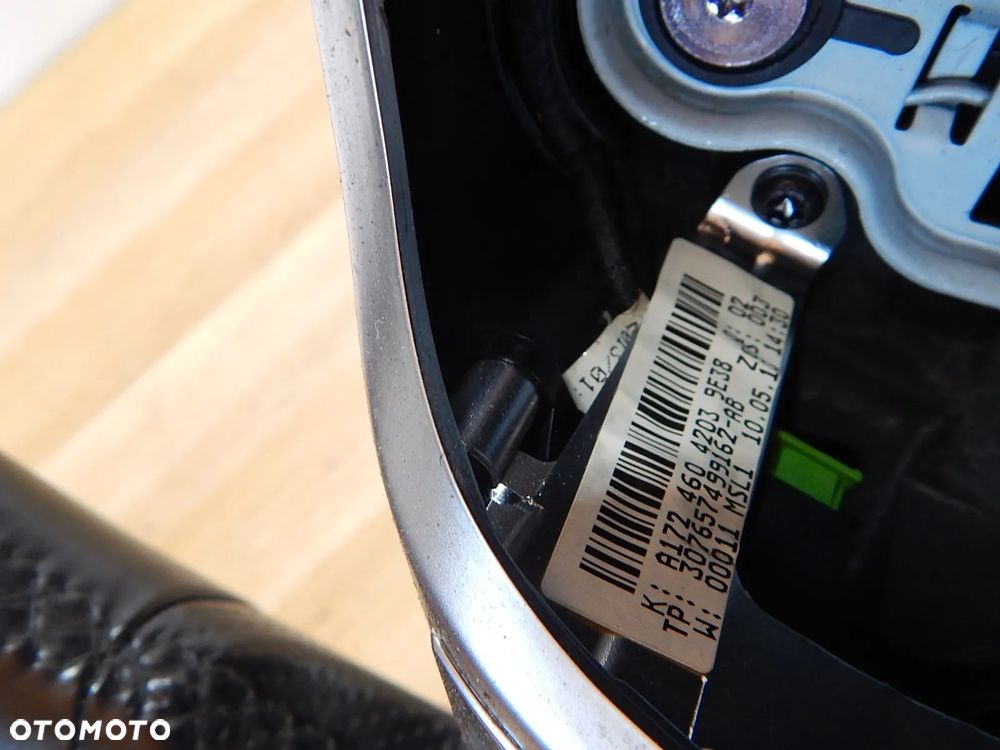 Kierownica skórzana AMG czarna Mercedes E klasa 212 W212 Lift w204 w207 08-16 Łuków części - 6