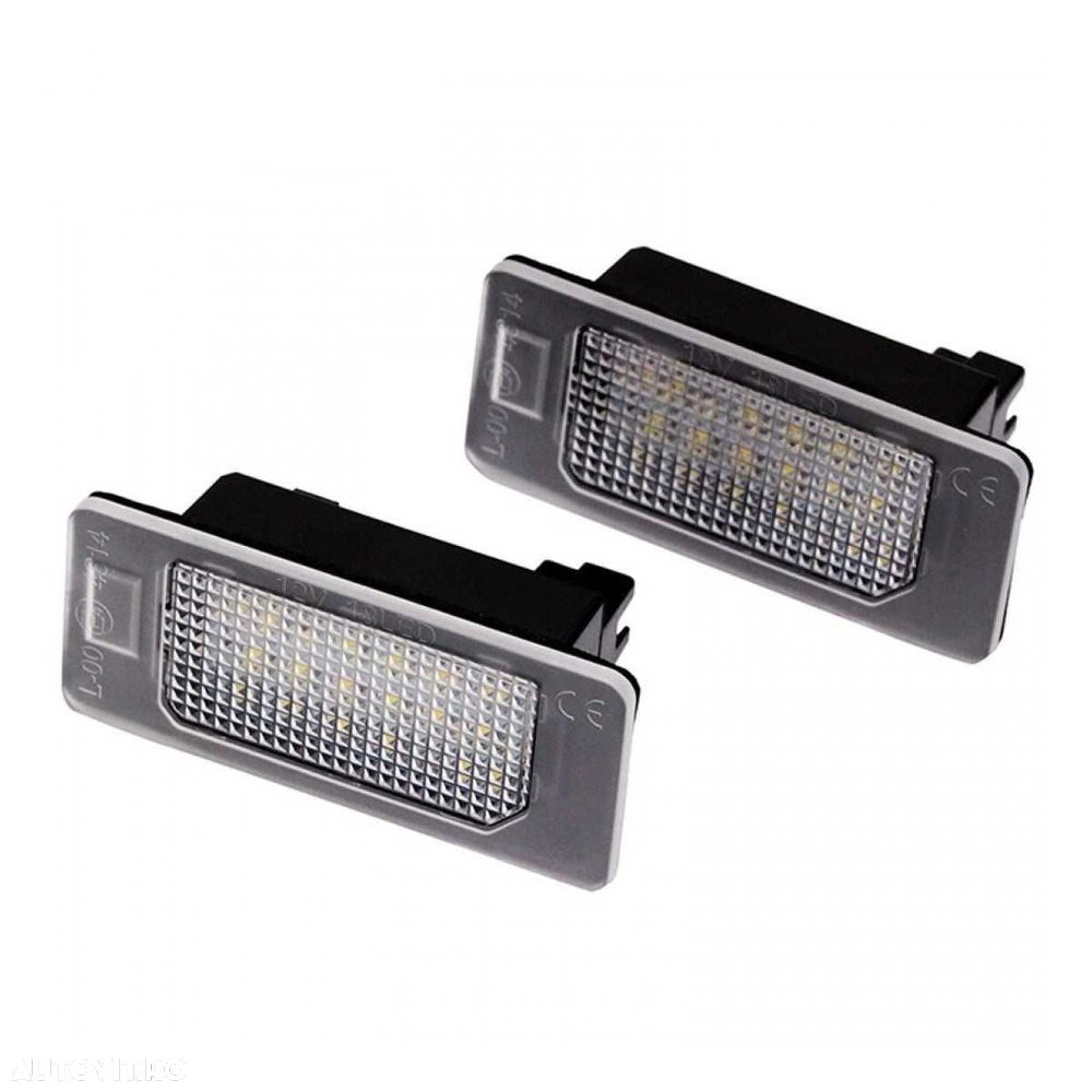 Set 2 Lampi Numar LED Canbus compatibile cu VW, AUDI, SKODA, Seat - 4