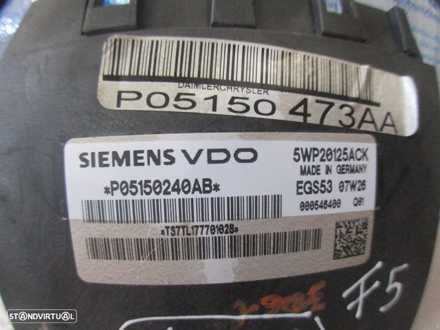 Modulo P05150473AA 5WP20125ACK P05150240AB EGS5307W26  DODGE NITRO 2007 2.8Crd 180Cv 5P CINZA Módulo Caixa De Velocidades - 3