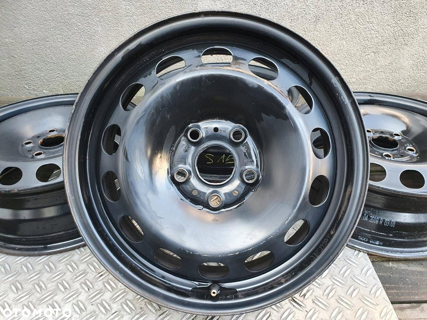 Oryginał felgi stalowe 16cali Volkswagen Caddy Sharan T-Roc - 2