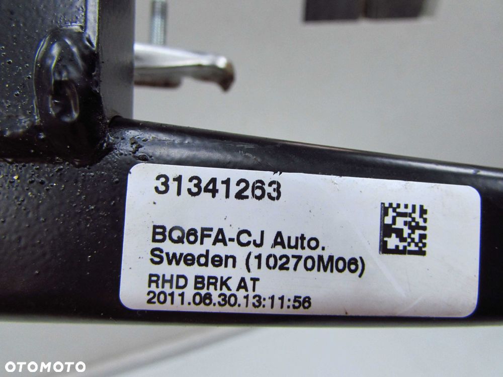 VOLVO C30 S40 V50 C70 II 2.0 D4 AUTOMAT 10-13 PEDAL HAMULCA 31341263 UK ANGLIK - 5