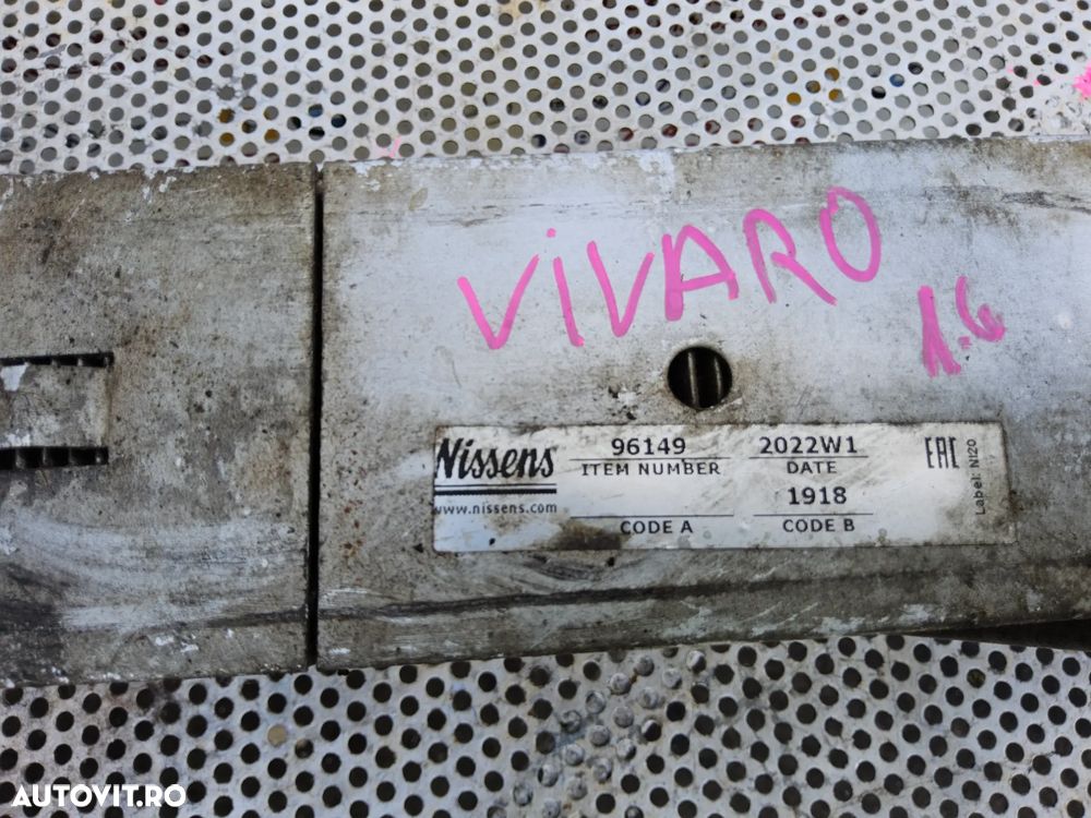 Radiator intercooler Renault Trafic 1.6 Opel Vivaro 2014-2020 Nissan primastar - 3
