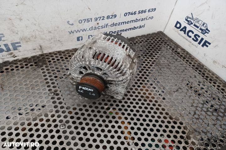 Alternator 021903026L Volkswagen VW Passat CC 1  [din 2008 pana  2012] seria Sedan 2.0 TDI BlueMoti - 2