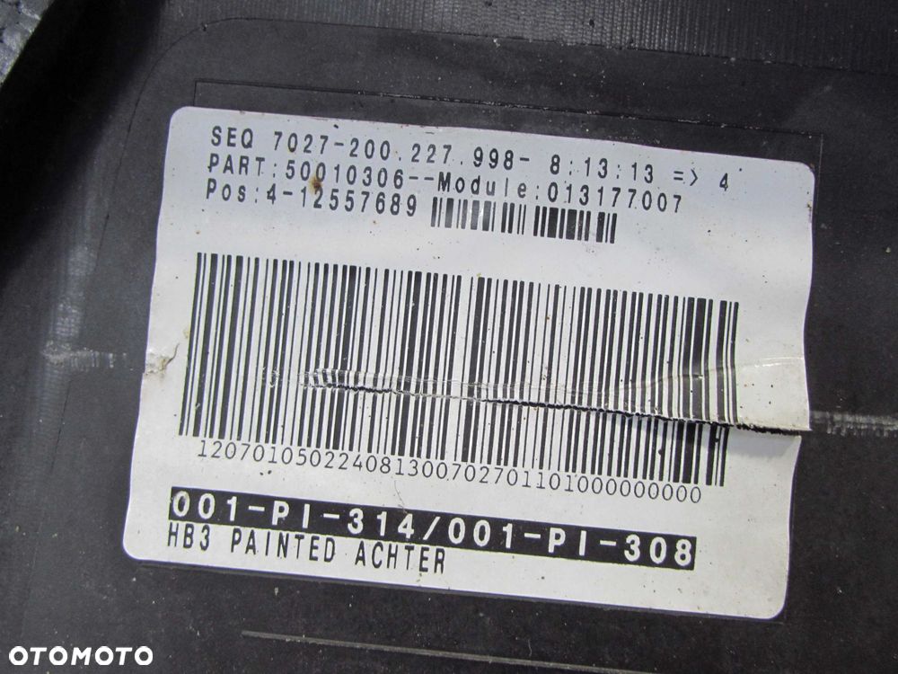 OPEL ASTRA H III LIFT 07-10 ZDERZAK TYL KPL Z20R - 10