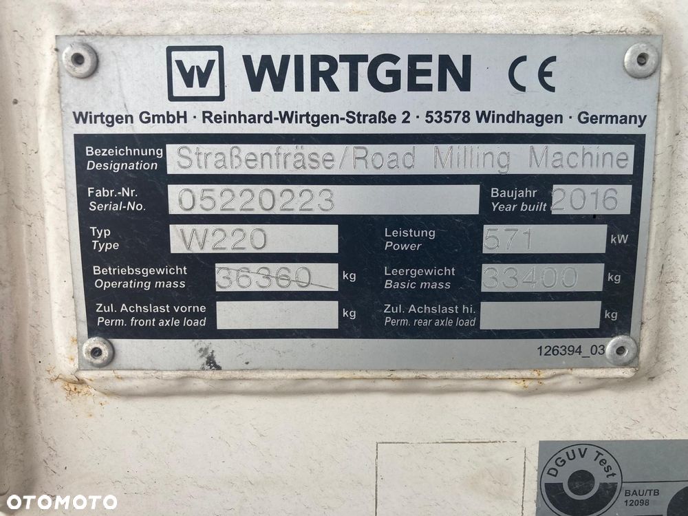 Wirtgen W 220 - 8